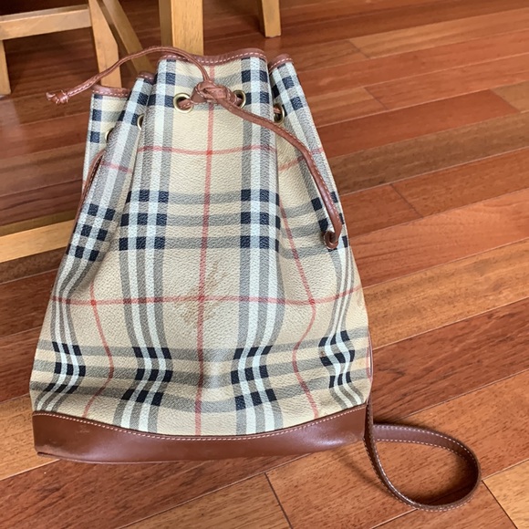 Vintage Burberry drawstring hand back - Picture 2 of 10